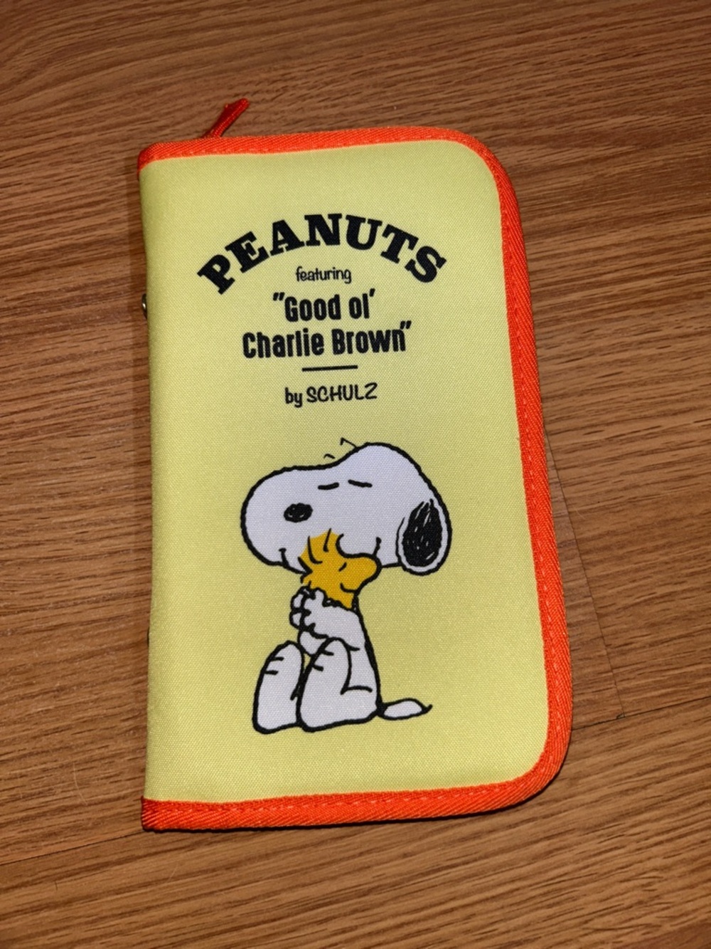 NWOT Peanuts "Good ol' Charlie Brown" Snoopy Zip Organizer